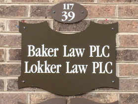 Baker Law PLC office sign